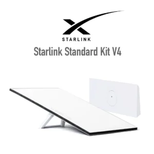 Nouveau kit standard Starlink V4 Gen 3, kit complet d'antenne satellite Internet haut débit à faible latence, routeur Wi-Fi 6