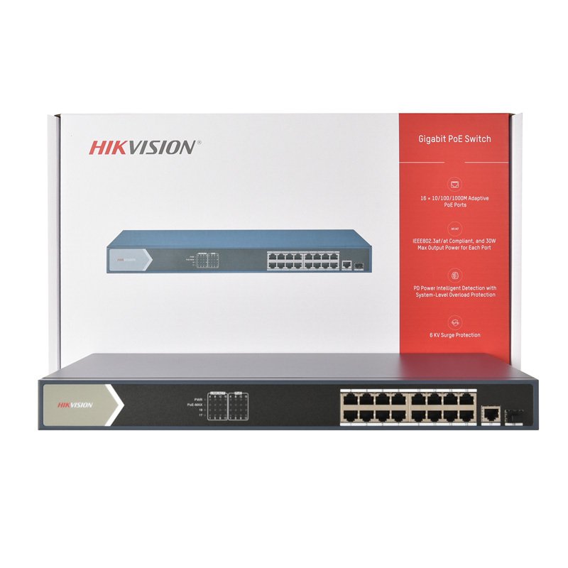 Commutateur PoE Gigabit non géré à 8 ports HickVision