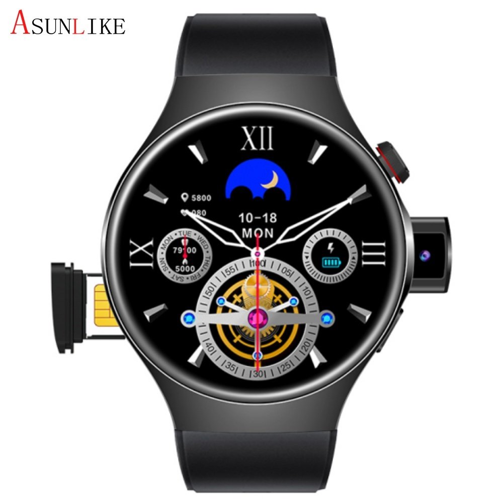 Montre connectée BW17 2025 – Carte SIM, caméra et suivi sportif